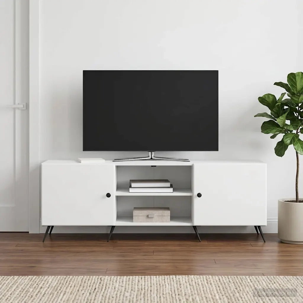 Mobile TV Bianco 150 x 31 x 50 cm Legno ingegnerizzato 895605
