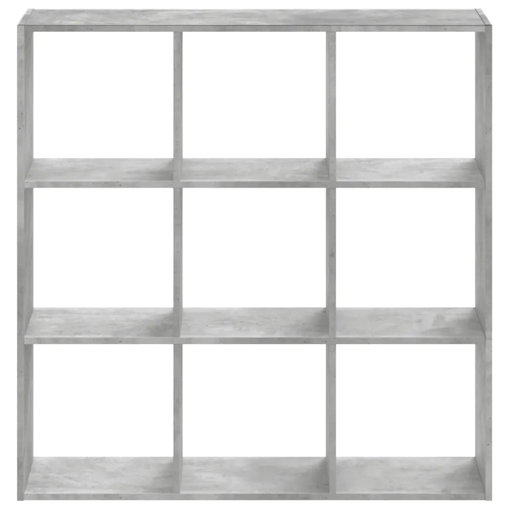 Libreria Grigio Cemento 102x32x102 cm in Legno Multistrato 852819