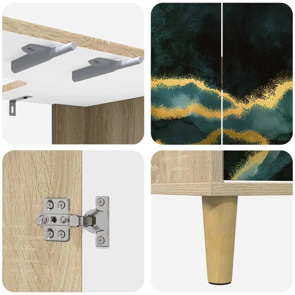 Mobile da Bagno WIJHE Sonoma 60 x 40 x 60 cm 8007394
