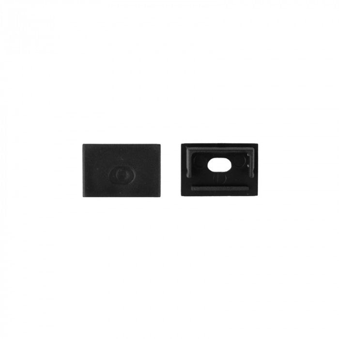 Profilo LED GNS01 a plafone nero con diffusore 1m Ecolight