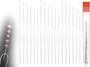Aghi per occhi in metallo - 18 pezzi - Dimensioni: 6 misure (4,8/5,8/7,6/10,2/11,5/12,8 cm) - Robusti e facili da inserire