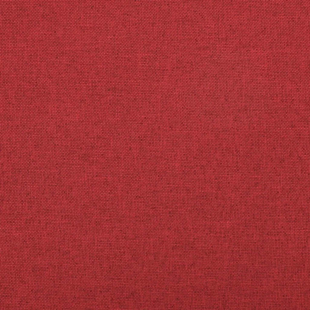 Sgabello con Contenitore Pieghevole Rosso Vino in Simil Lino 338768