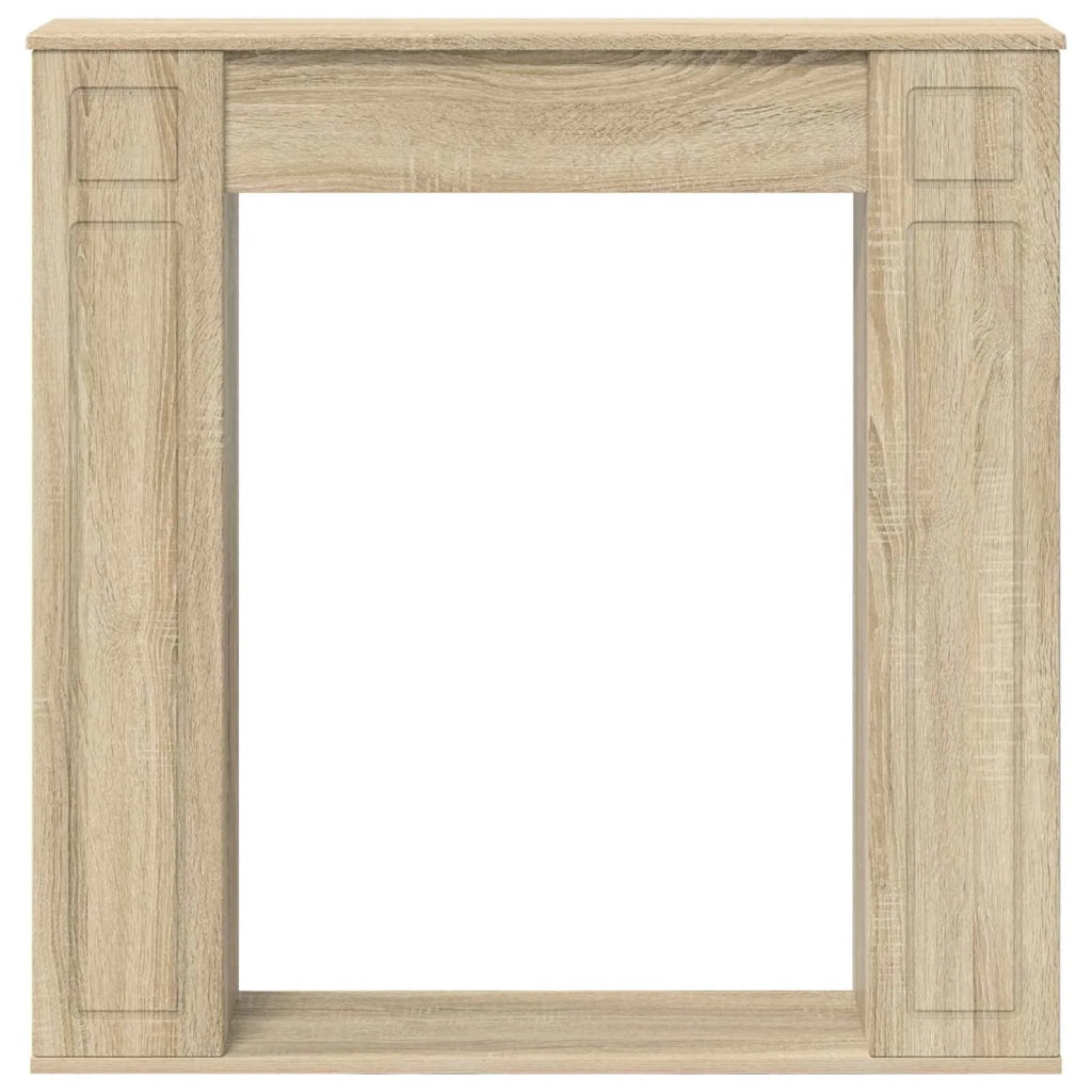 Cornice per camino Rovere Sonoma 100 x 20 x 100 cm 8006617