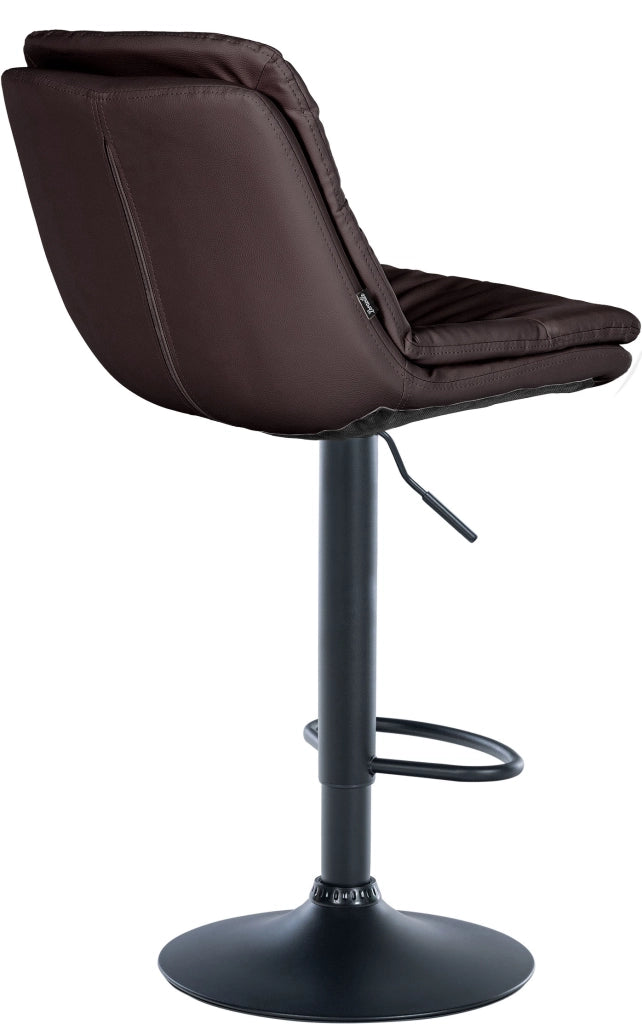 Barhocker Laurel Kunstleder schwarz
