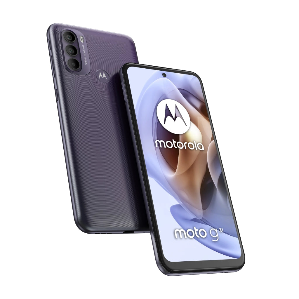 Motorola 31 16,3 cm (6.4") doppia sim android 11 4g usb tipo-c 4 gb 128 gb 5000 mah grigio - PASU0000FR