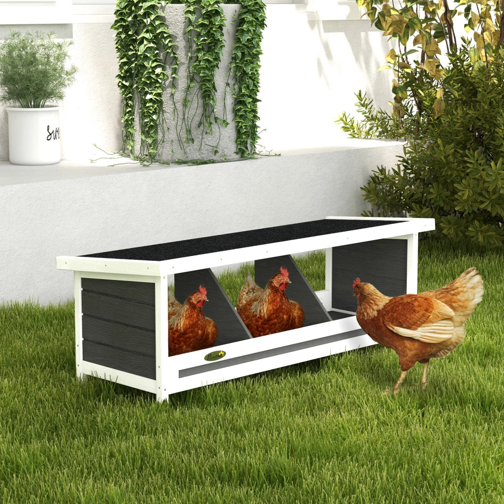 Pollaiolo 3 posti ¨C zephmum ¨C grigio nero legno 95x37x34 cm