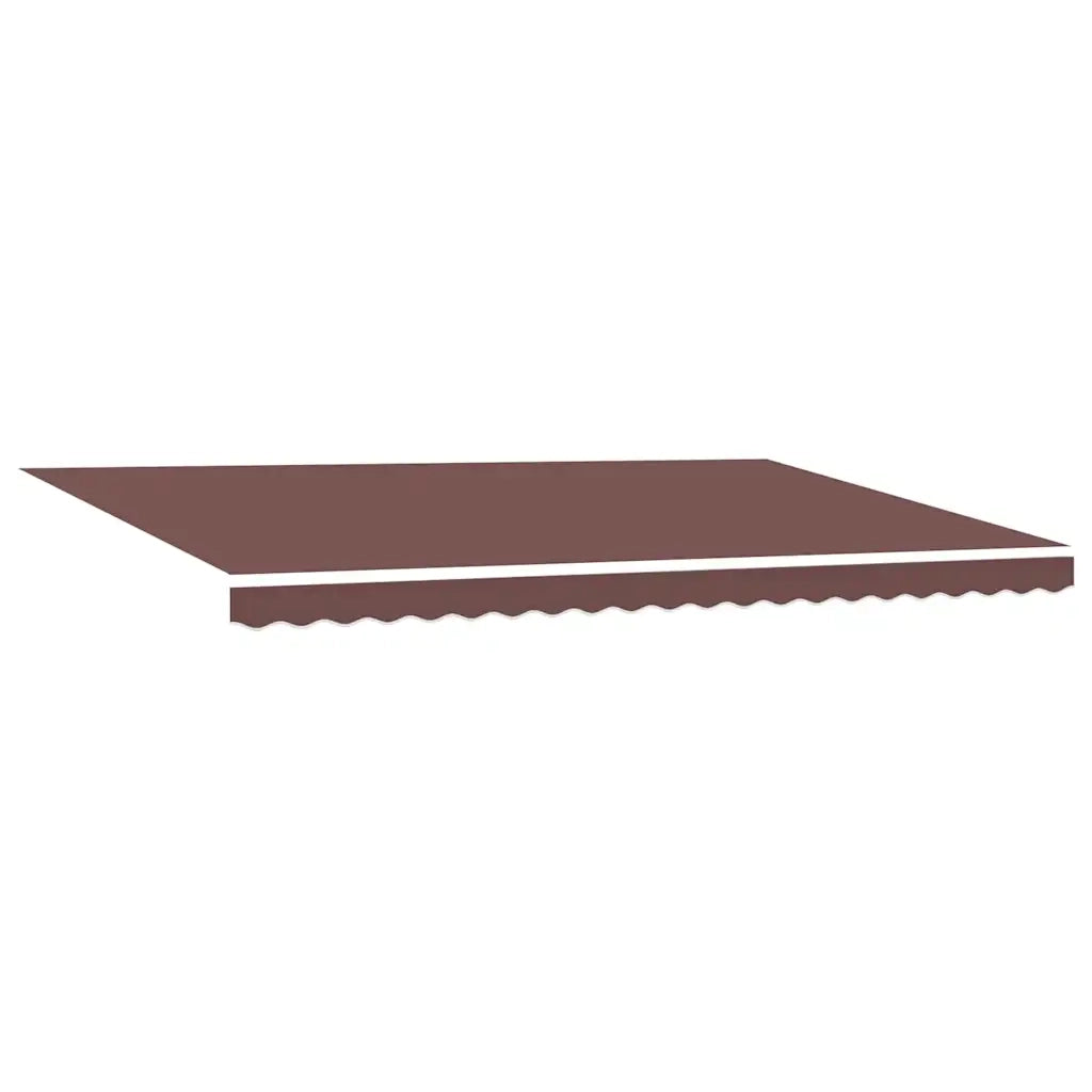Tenda Sole Retrattile Manuale 500x300 cm Marrone 3215727