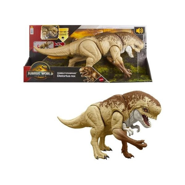 Animale giocattolo mattel jgb58 jurassic world rebirth dinosauro disto