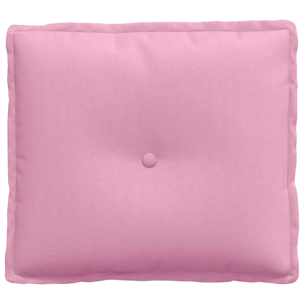 Cuscino per Schiena Rosa 50 x 19 x 45 cm Tessuto 42014630