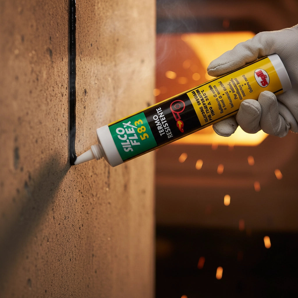 Silcoflex 583 sigillante nero resistente al calore 300 ml