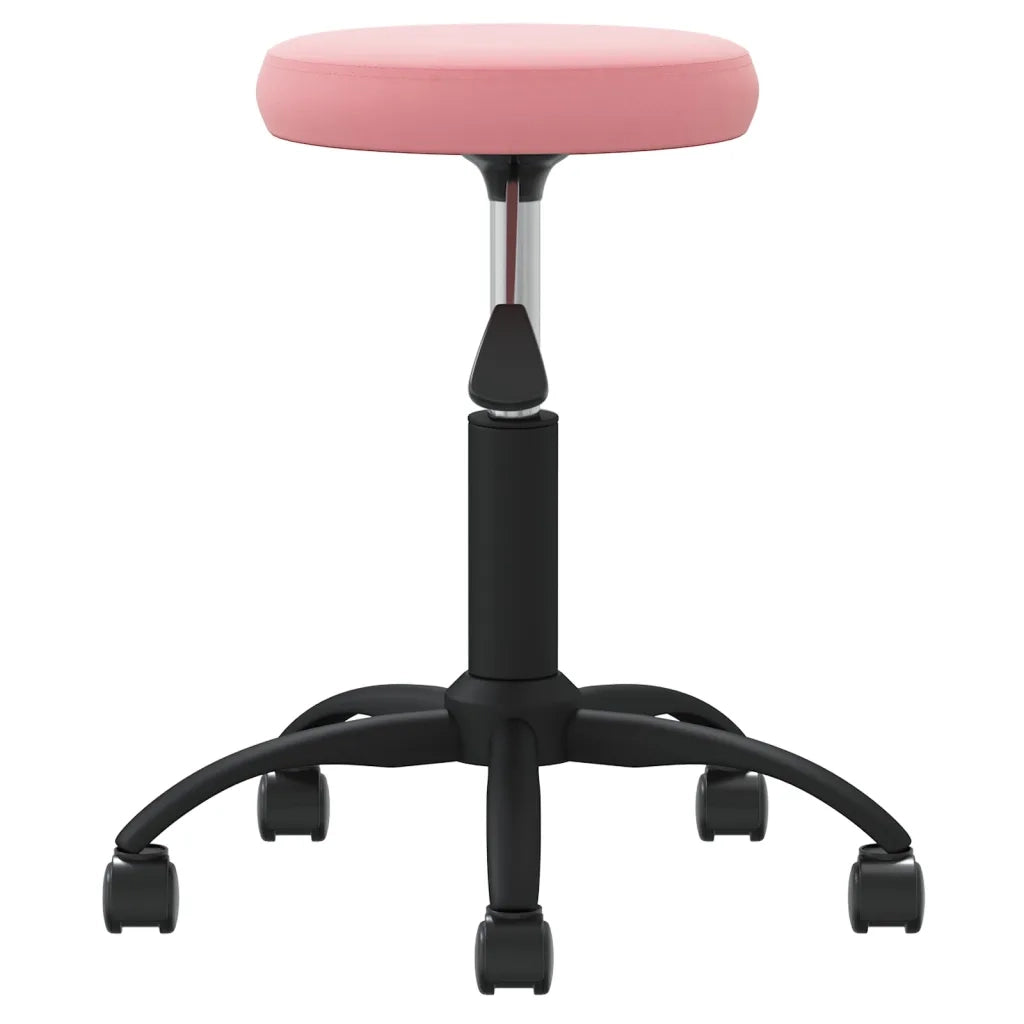 Sedia da Pranzo Rosa in Velluto