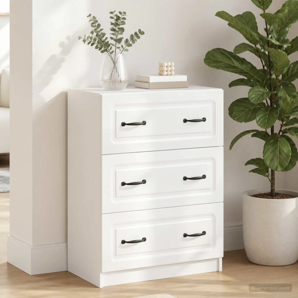 Mobile con Cassetti Bianco 66 x 34,5 x 87 cm 895755