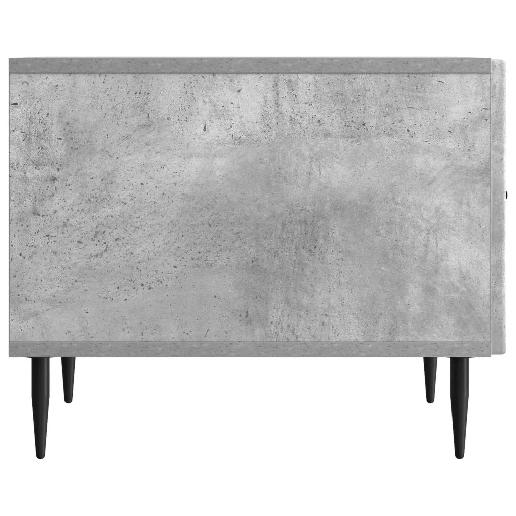 Tavolino da salotto con cassetto Grigio Cemento 49 x 50 x 40 cm