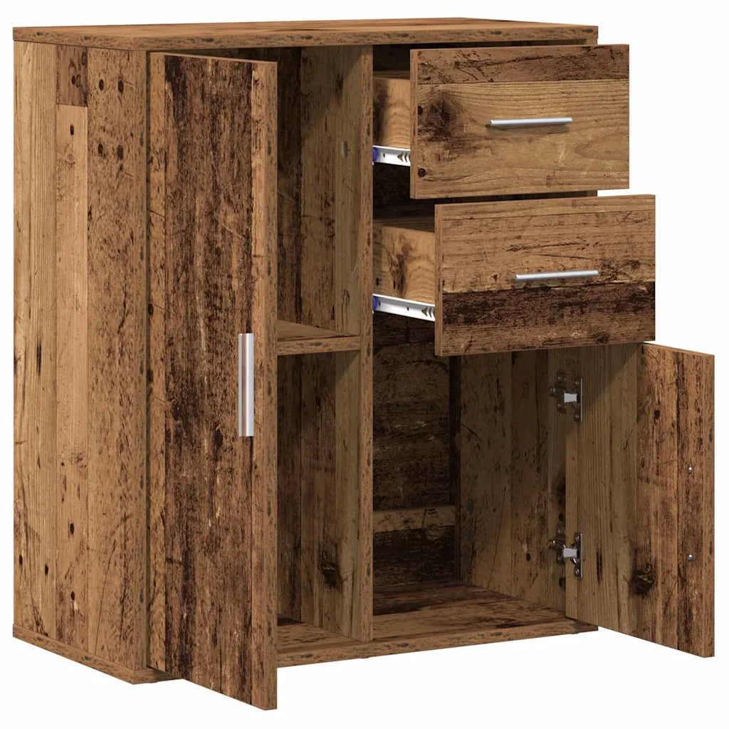Credenza-Buffet-Armadio da cucina Legno vecchio 60 x 31 x 70 cm Legno multistrato 435149