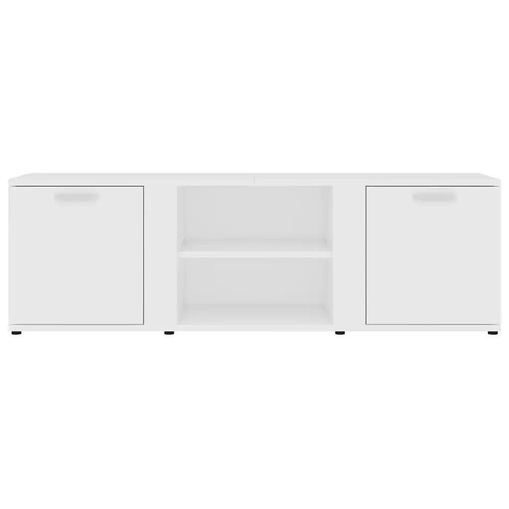 Mobile Porta TV Bianco 120x34x37 cm in Legno Multistrato 801161