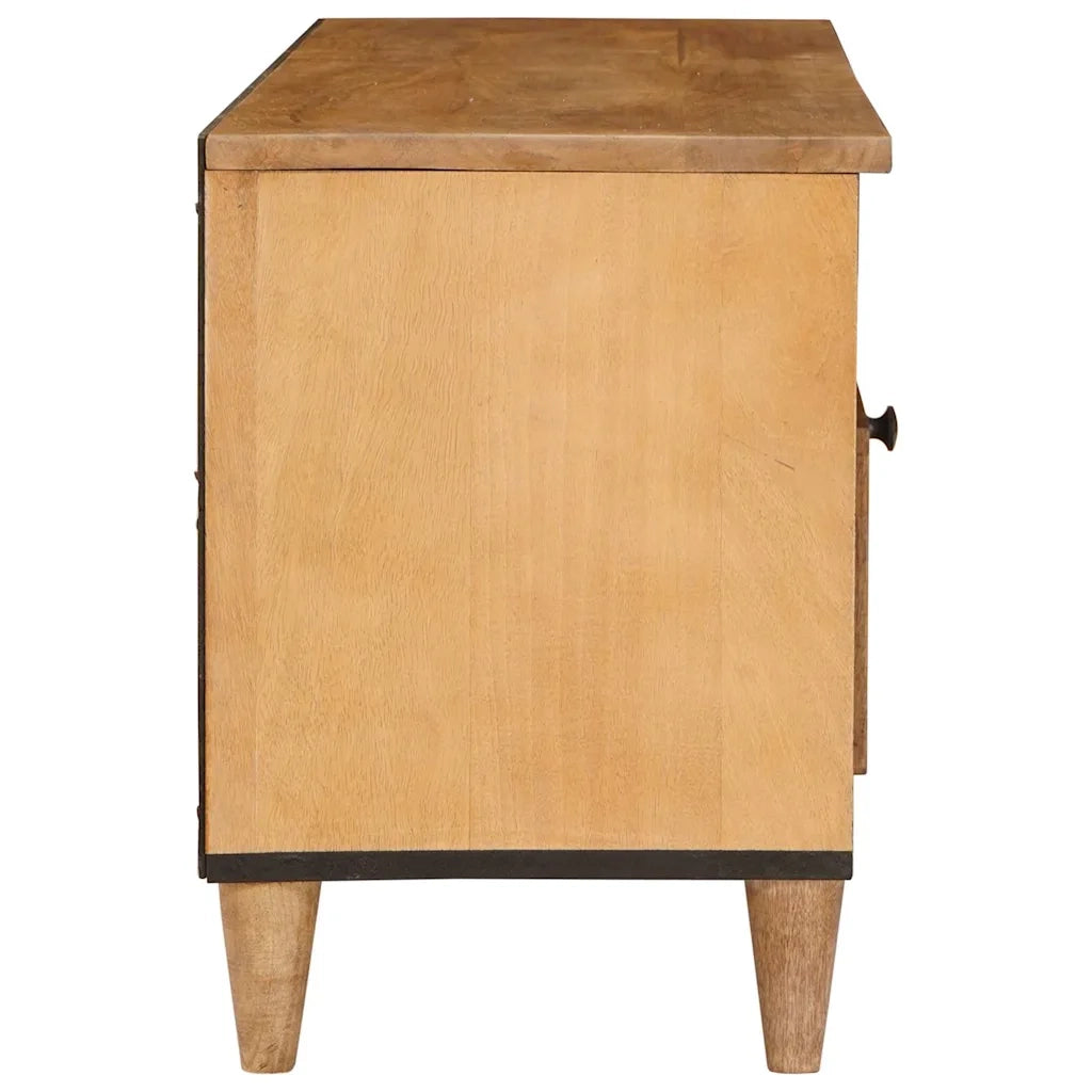 vidaXL Mobile TV con cassetto Marrone chiaro 105 x 33 x 46 cm