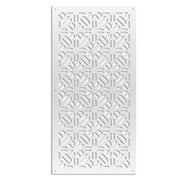 STOCCOLMA - Pannello in PVC traforato - Parasole Colore: bianco, Misura: 98x198 cm