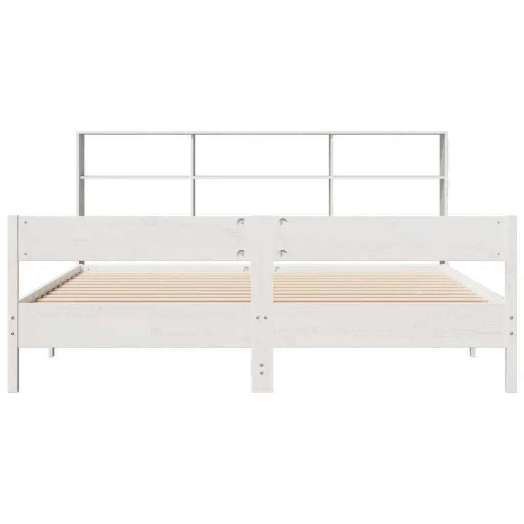 Giroletto con Libreria senza Materasso 180x200 cm in Legno Pino 3322979