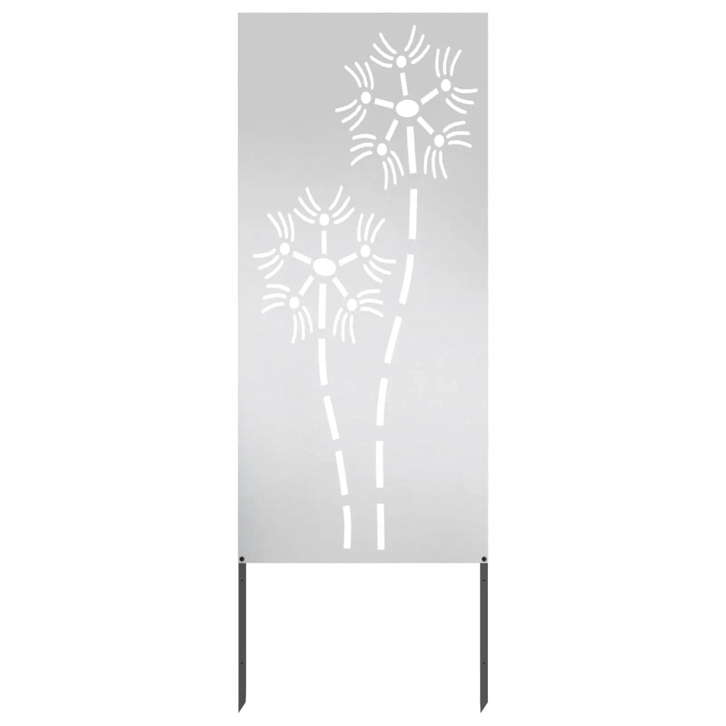 Schermo per privacy in giardino Traforo Argento 50 x 140 cm 876284