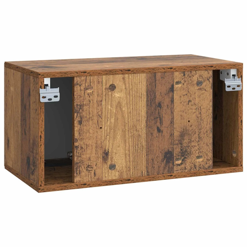 Mobile Porta TV da Muro Legno antico 59,5 x 31 x 30 cm