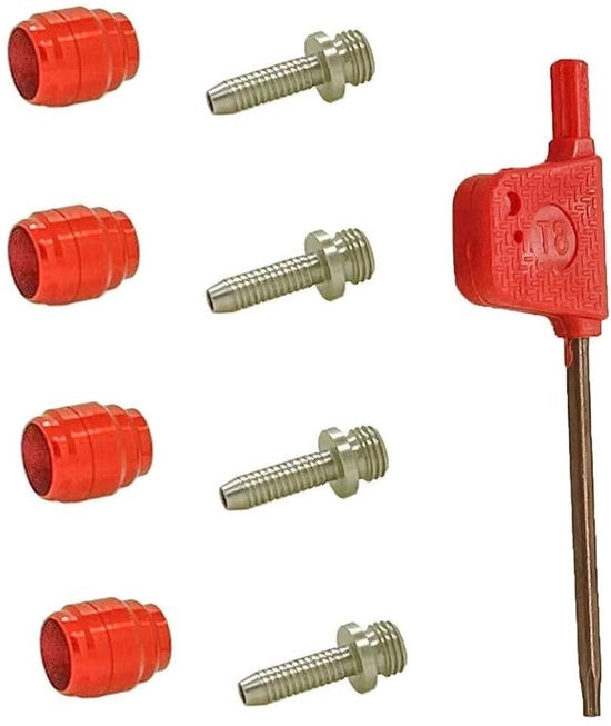 Accessori per bicicletta Professionale Set - Connettore di bicicletta Fiorella - Cavo freno idraulico - Acciaio inossidabile - Alluminio - Connettore impermeabile