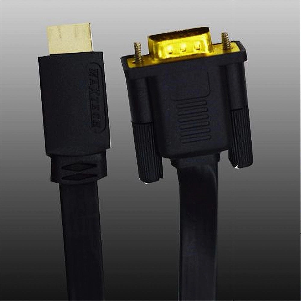 Trade Shop - Cavo Hdmi Vga Video 5,0 Metri Adapter 1080p 1400p 1600p 24k Maxtech Hdmi-va5.0m -