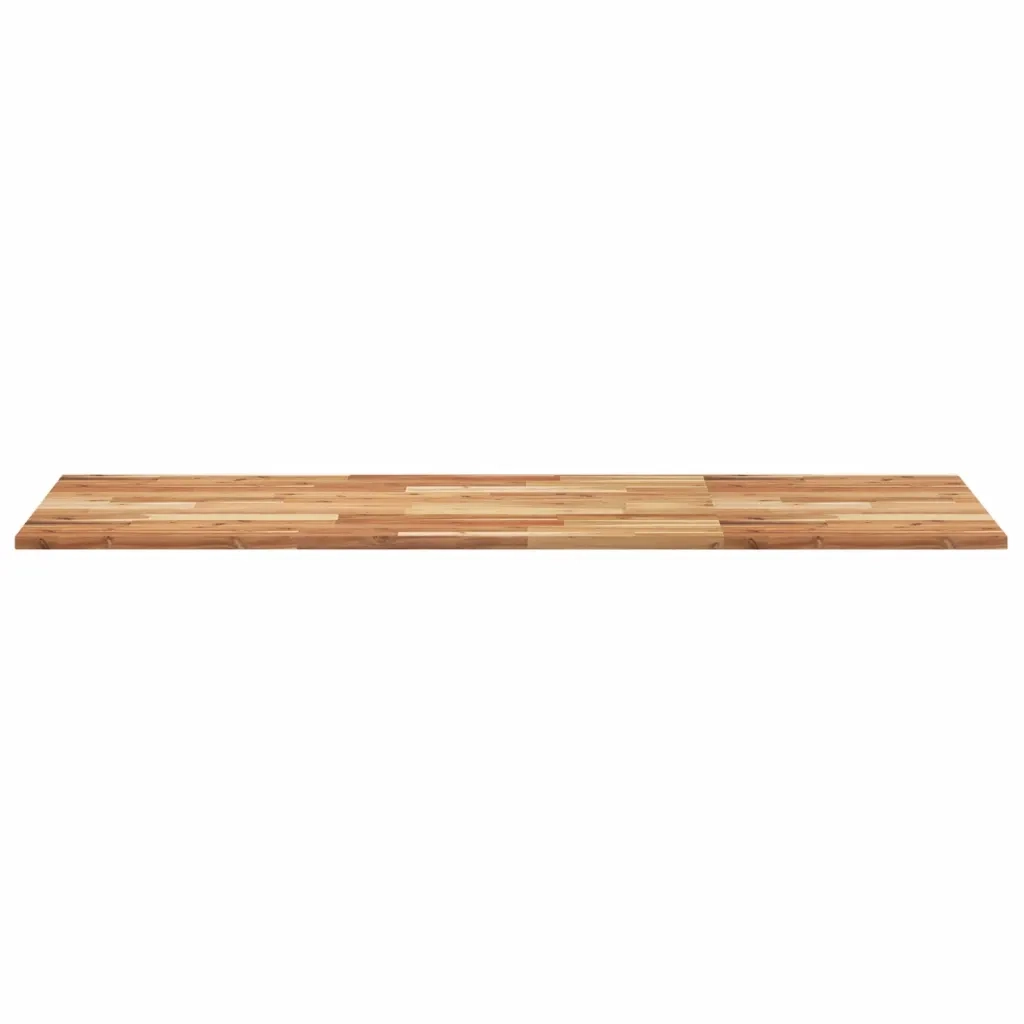 Piano da Bagno Finitura a Olio 120x60x2 cm in Legno di Acacia 3279701