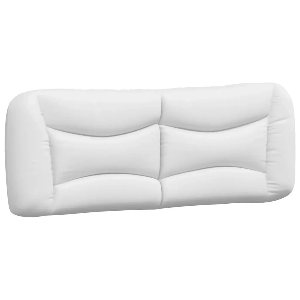 Giroletto senza Materasso-Struttura Letto Hvar Bianco e Nero 140x190 cm in Similpelle