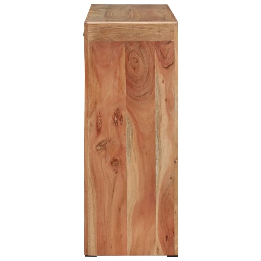 Tavolo Consolle 110x30x76 cm in Legno Massello di Acacia 351650