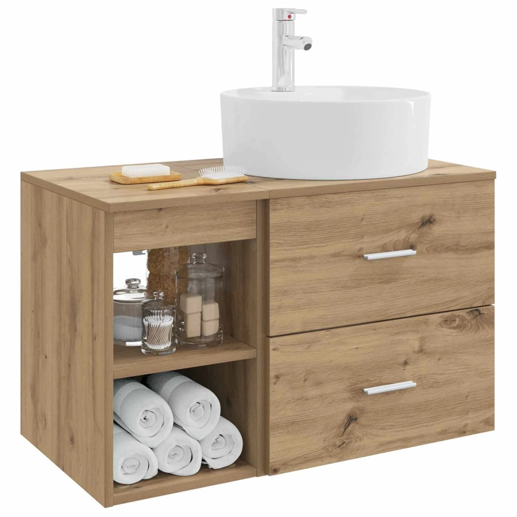 Set di mobili per il bagno 2 pcs Rovere Artigianale 3403911
