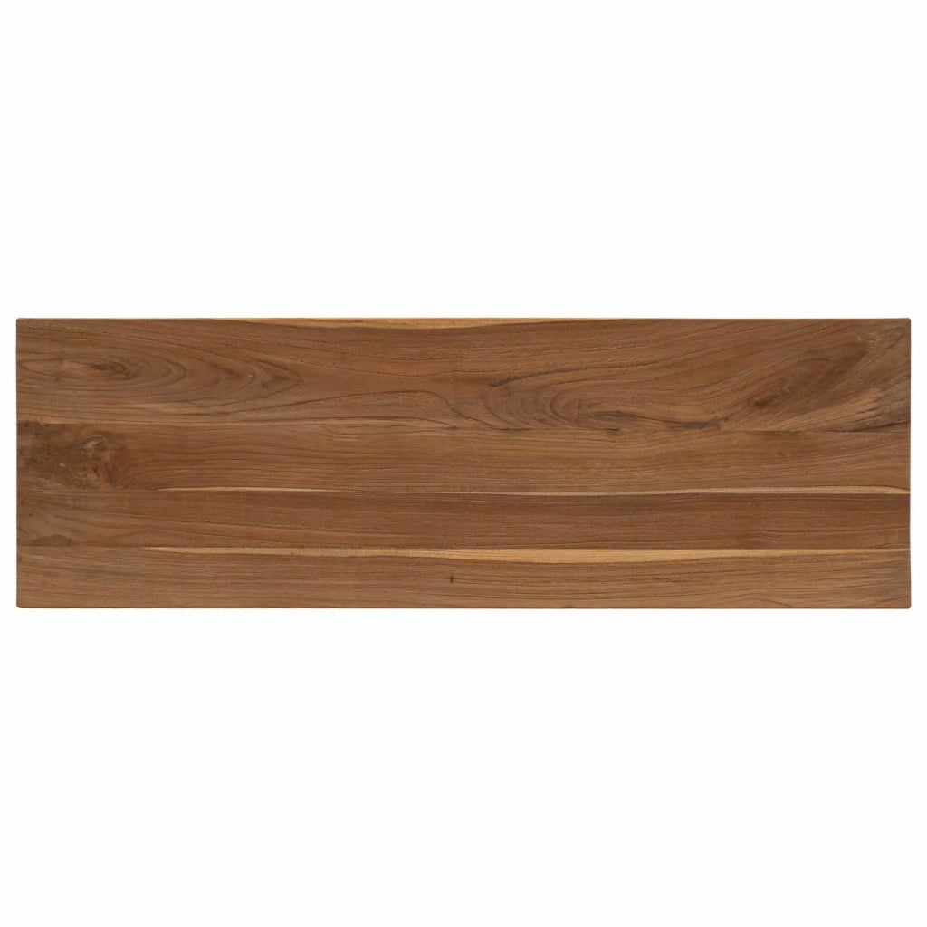 Tavolo consolle Naturale 110 x 35 x 75 cm Legno di teak solido 42024253