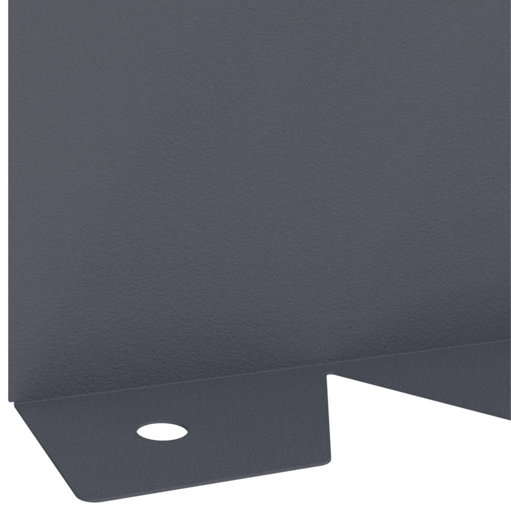 Bordura per Prato 10 pz 102 x 10 x 4 cm Acciaio Antracite 8008748
