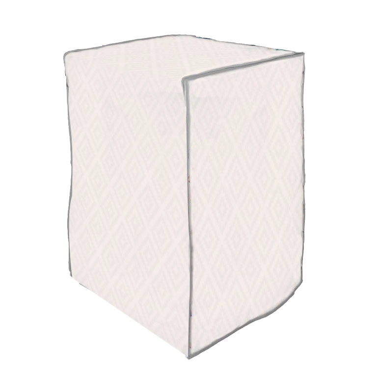 MAURY'S COPRILAVATRICE IN TESSUTO 60X60X80CM IN COLORE BIANCO