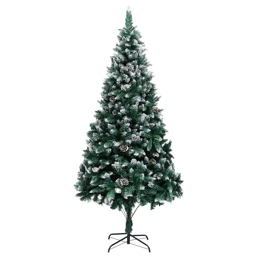 Albero di Natale artificiale con 300 LED Verde 210 cm