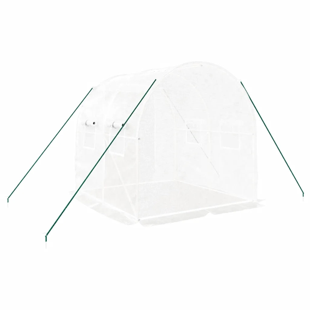 Serra con Telaio in Acciaio Bianco 4 m2 2x2x2 m CFW1137998