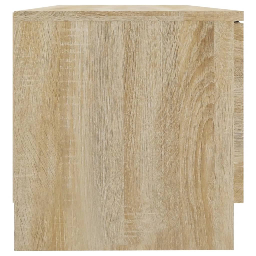 Mobile TV multimediale mensola TV credenza TV sala da pranzo soggiorno camera da letto rovere Sonoma 80 x 35 x 36,5 cm legno ingegnerizzato marrone 02_0027540