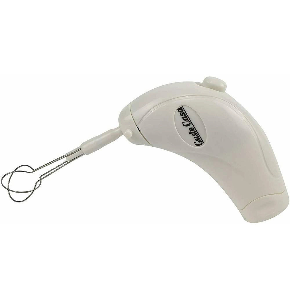 Trade Shop - Multi Mixer Bianco 4 Acc Frullino Miscelatore Sbattitore Cocktail Zuppe Schiuma -