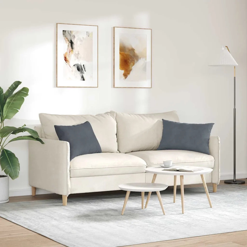 Cuscini da Divano 2 pz | Cuscini per sedie Grigio scuro 60 x 40 cm