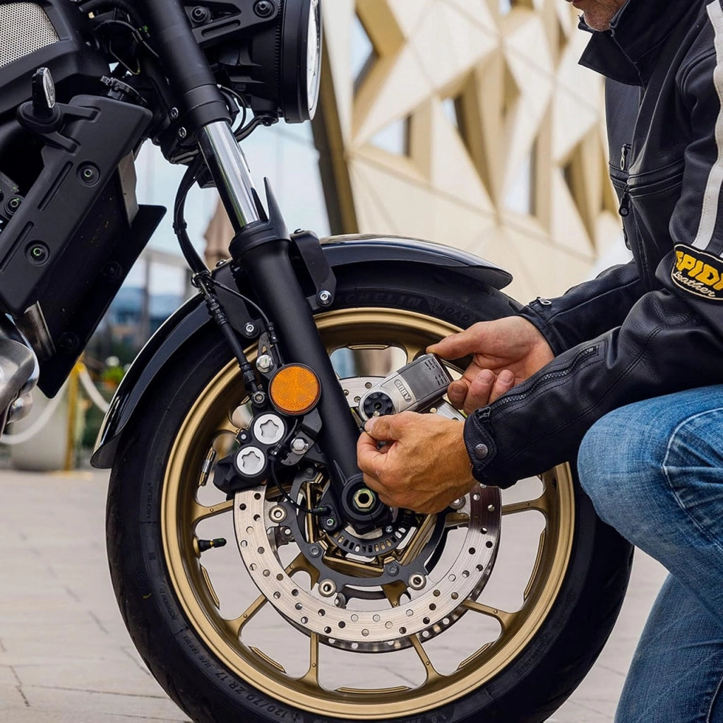 Blocca Disco con Allarme ABUS Granit Detecto XPlus 8008 2.0 – Antifurto Moto Alta Sicurezza