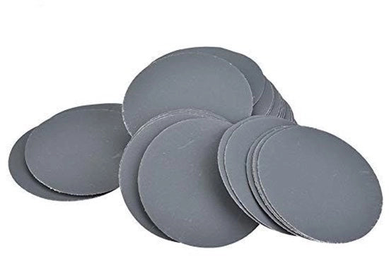 Set di Carta Vetrata 50 pezzi - Carta Vetrata 75mm - Carta Vetrata Fine #1500 - Carta Vetrata per Legno/Metallo - Adatto per Utilizzo Bagnato/Secco - Alta Capacità di Sbiancamento - Dischi per Sbiancamento