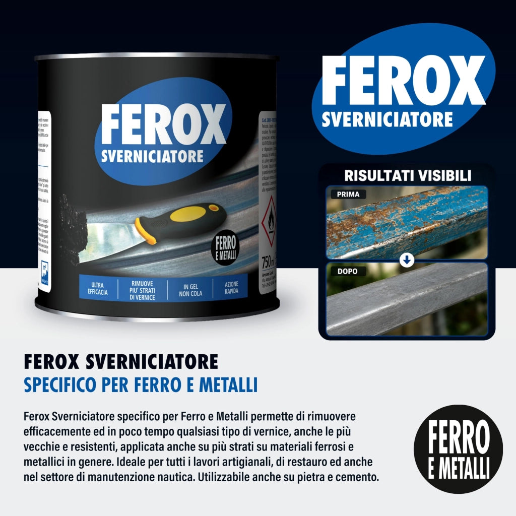 Ferox Sverniciatore Arexons Ferro e Metalli 750 ml
