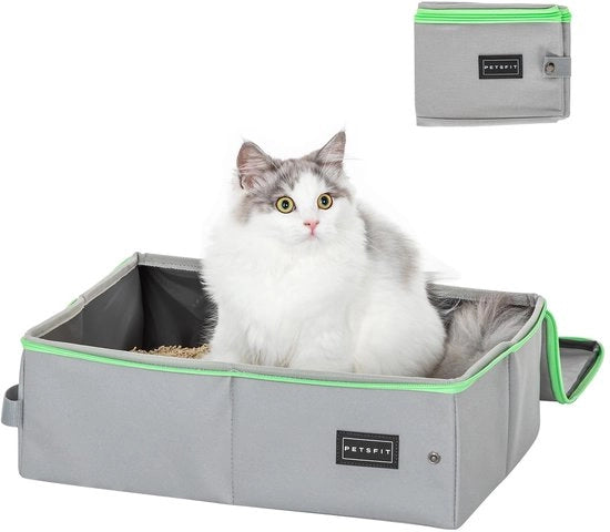 Borsa per gatto con coperchio, gabbia per gatto pieghevole, gabinetto per gatto portatile per auto, gabbia per gatto portatile per viaggi