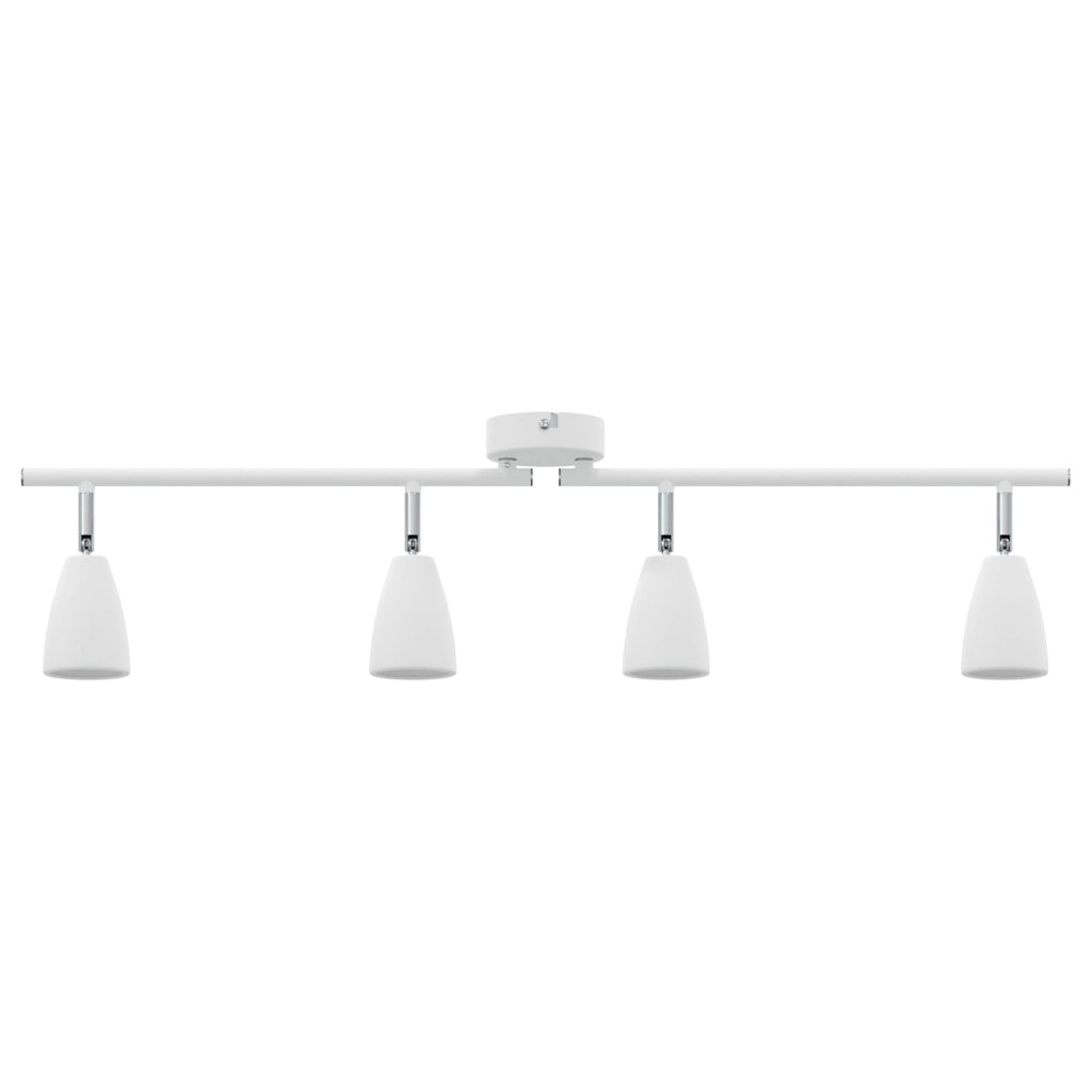 Faretto da soffitto 4 Vie Regolabile Bianco GU10