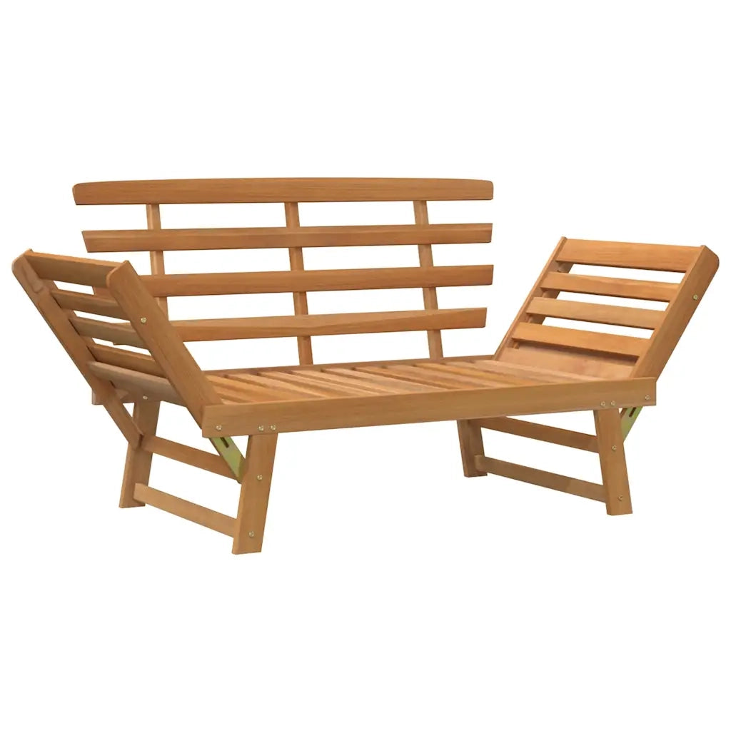 Panchina da Giardino | Panca da Giardino 2-in-1 190 cm in Legno Massello di Acacia