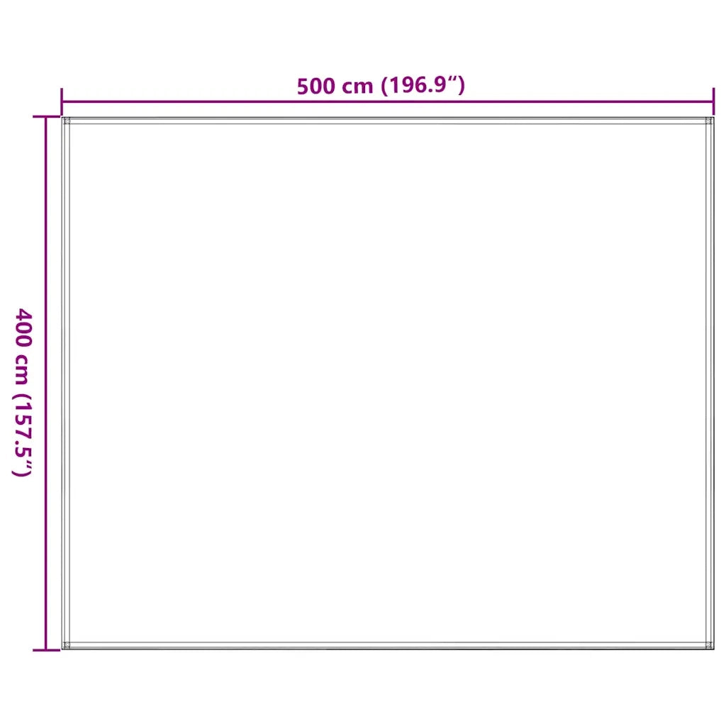 Tappeto da Tenda 400x500 cm Blu in HDPE 310732
