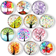 Decorative magnets per refrigerator, magneti decorativi per frigorifero, con il simbolo della vita, magneti per ufficio, per whiteboard, per carte geografiche, per decorazione domestica, per hobby, per classe, 12 pezzi