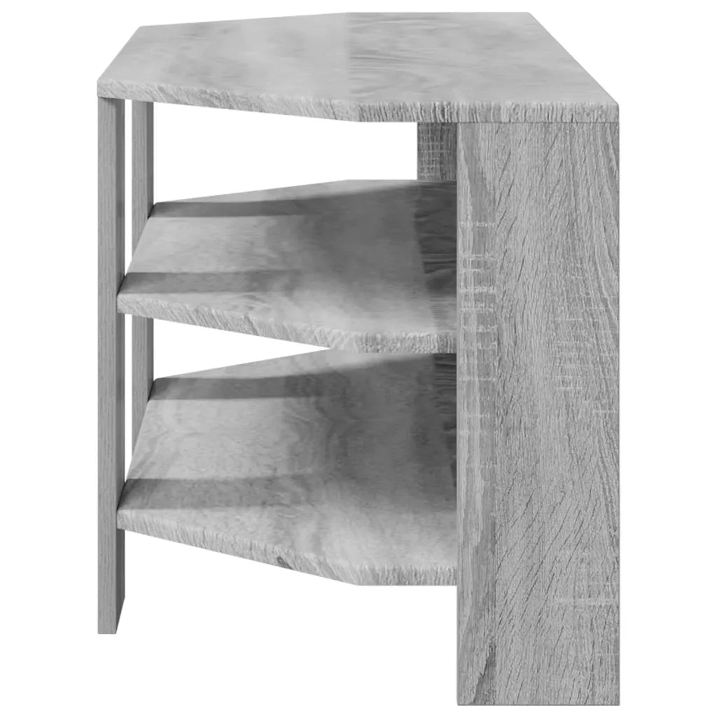 MobileTVAngolare Grigio Sonoma 102x40,5x45cm Legno multistrato