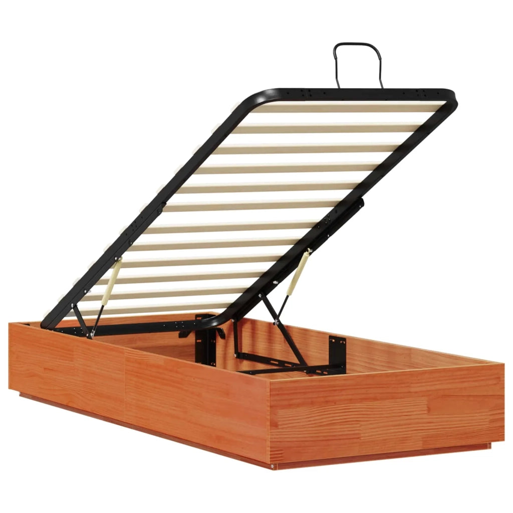 Letto ottomano Marrone Cera 100 x 200 cm