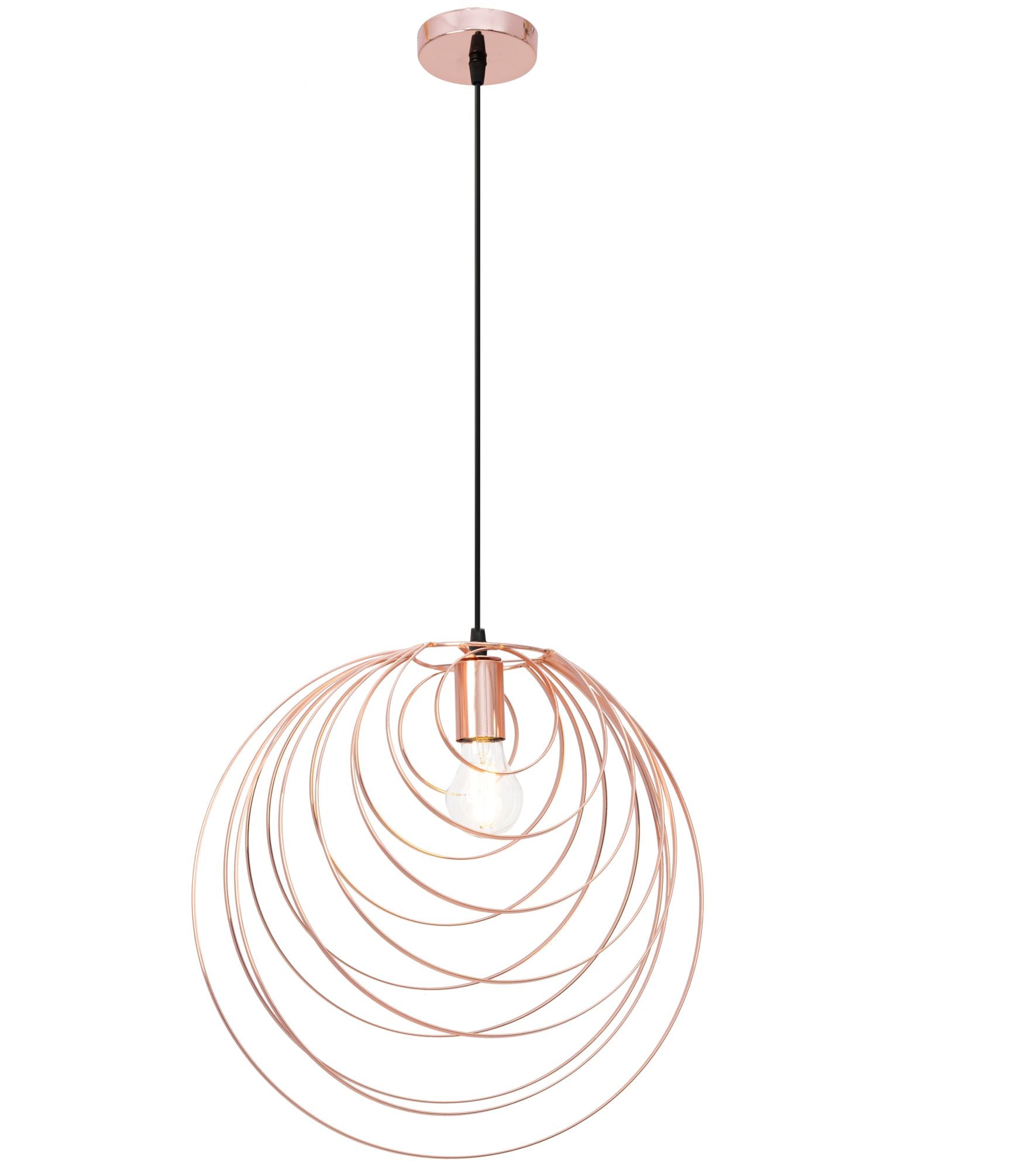 Lampada Da Soffito Geometrico Rose Gold APP427-1CP