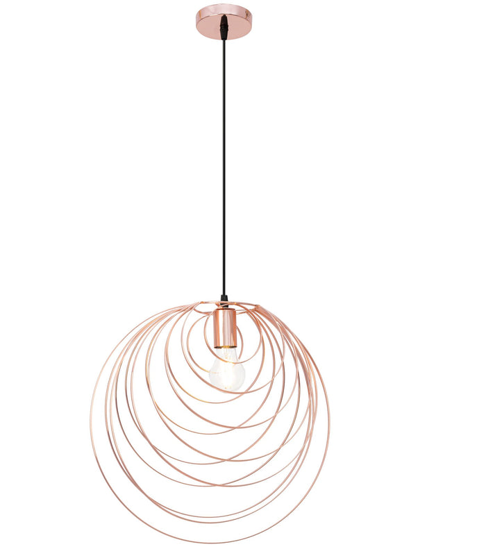 Lampada Da Soffito Geometrico Rose Gold APP427-1CP